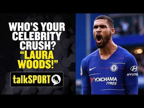 REVEALED! 😮 Chelsea star Ruben Loftus-Cheek tells Laura Woods that she’s his celebrity crush! 😍