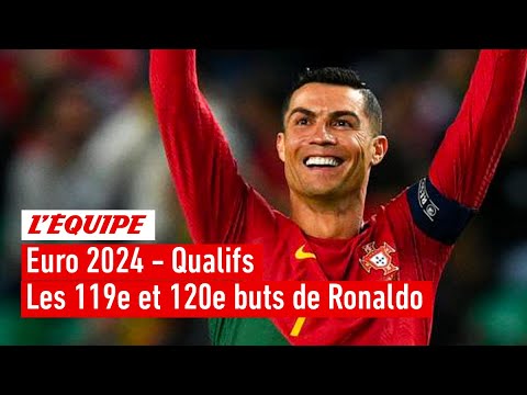 Les 119e et 120e buts de Cristiano Ronaldo avec la sélection portugaise