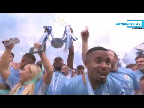 Manchester City es el campeón de la Premier League 2022 y así celebraron en el Etihad