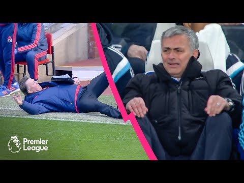HILARIOUS Premier League Managers’ Sideline Antics (Part One) ft. Van Gaal, Mourinho & more