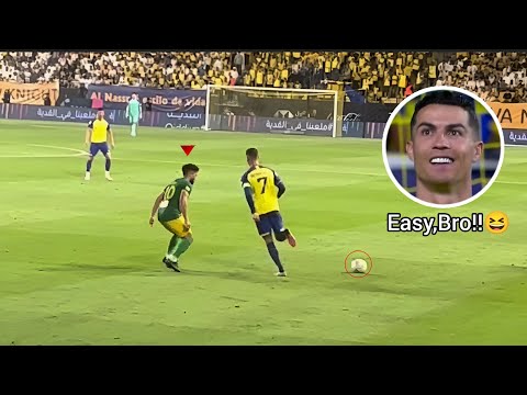 Cristiano Ronaldo Showboating Pass vs Al-Khaleej!! 😆⚽💙