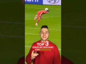LOS 3 GOLES MÁS ALUCINANTES DE CRISTIANO RONALDO CON PORTUGAL #cr7 #topgoals #top #goles