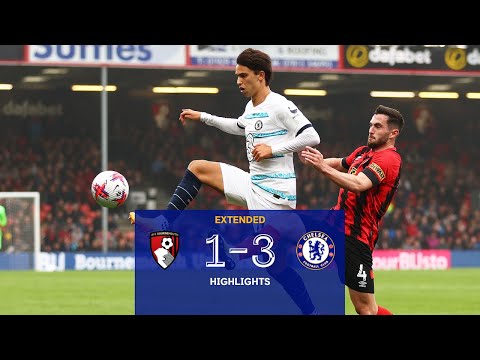 Bournemouth 1-3 Chelsea | Highlights – EXTENDED | Premier League 22/23