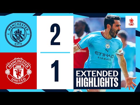 HIGHLIGHTS! | Man City 2-1 Man Utd | FA Cup Final 2023 | Gundogan (2) and Fernandes Goals