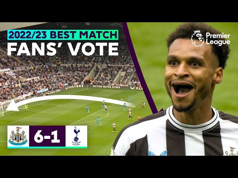 BEST Premier League Match 22/23 – Voted By Fans | Newcastle 6-1 Spurs | Highlights