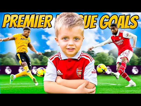 CAN A 3 YEAR OLD RECREATE PREMIER LEAGUE GOALS?! 😱