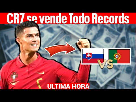 Cristiano Ronaldo y su efecto ante Eslovaquia se vende todo RECORDS