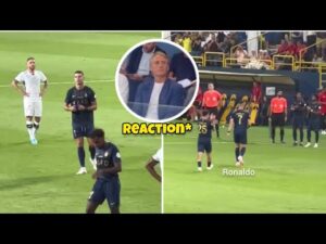 Roberto Mancini reaction to Cristiano Ronaldo substitution vs Al Shabab!!👀😲🇮🇹