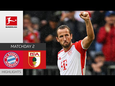 The Kane-Effect! | Bayern München – FC Augsburg  | Highlights | Matchday 2 – Bundesliga 2023/24
