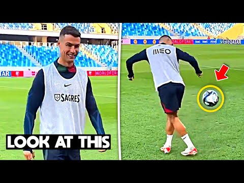 Cristiano Ronaldo SHOW his SKILLS 🤯✨ to Portugal Teammates in Training !