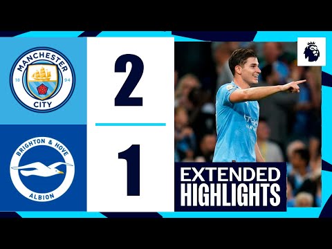 Gol de Julián Álvarez Hoy | Álvarez Goal | Manchester City vs Brighton Highlights | Premier League