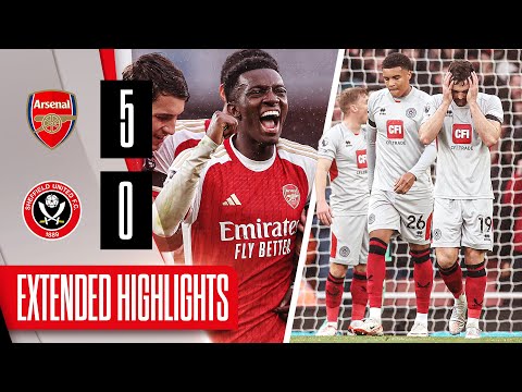 Arsenal 5-0 Sheffield United | Extended Premier League highlights