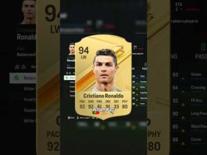 I added Prime Cristiano Ronaldo to FC 24 (Real Madrid Ronaldo)