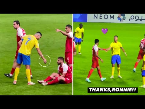 Cristiano Ronaldo showed respect to opponent in Al Nassr vs Persepolis