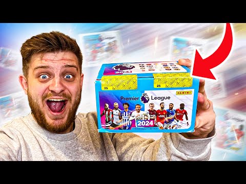 *NEW* PANINI PREMIER LEAGUE 2024 STICKER COLLECTION!! (100 Pack Opening!)