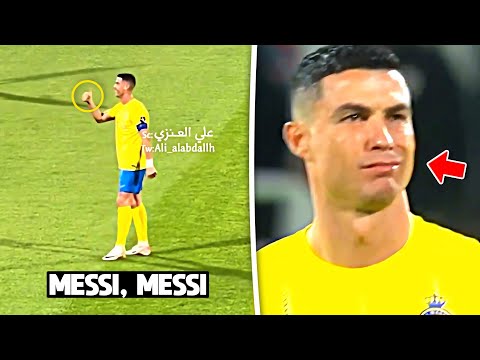 Cristiano Ronaldo Silenced «Messi, Messi» Chants from Al-Shabab Fans ⚽🤫