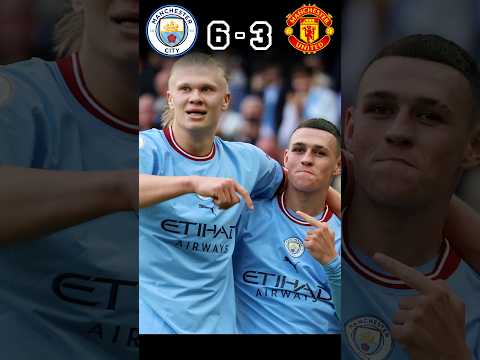 Man City vs Man United | Premier league Match 🥵 #viralshort #shorts