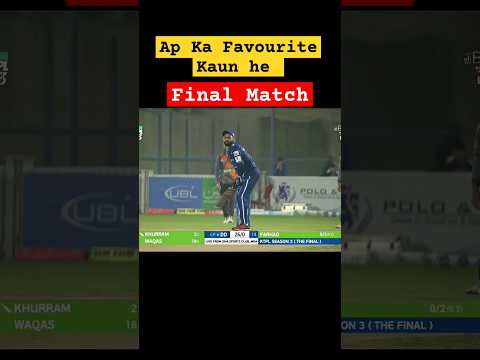KTPL Karachi Premier League Final Match Khurram Chakwal Ke Batting #tapeballcricket #shorts