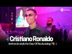 😎 Cristiano Ronaldo arrives in style for #DayOfReckoning 🇸🇦