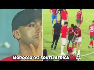 Hakim Zyiech reaction to Cristiano Ronaldo goal celebration vs Morocco
