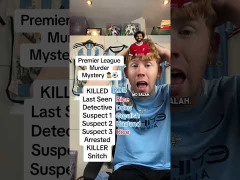 Premier League Murder Mystery 🕵️‍♂️⚽️ #shorts