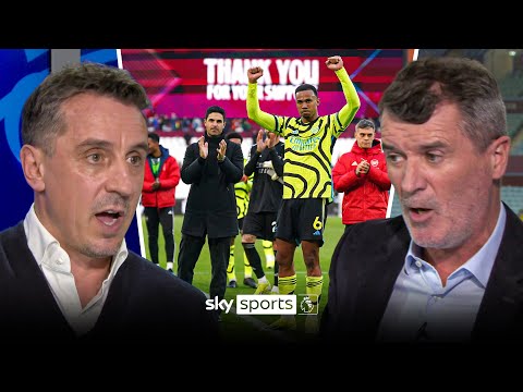 Neville, Keane and Merson DEBATE Arsenal’s title chances 👀