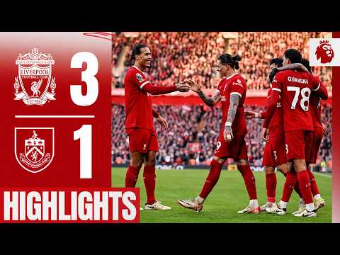 Three Headers Wins It! Jota, Diaz and Darwin Nunez | Liverpool 3-1 Burnley | Highlights