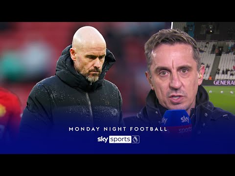 «I can’t believe they’re going to wait until May!» | Neville’s on Ten Hag’s future at Man Utd 👀