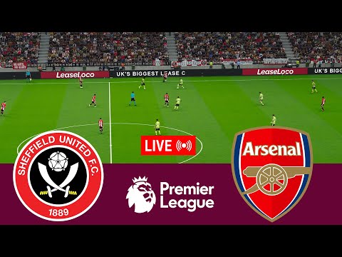 Sheffield United 0 vs 6 Arsenal Premier League 23/24 Full Match – Video Game Simulation PES 2021