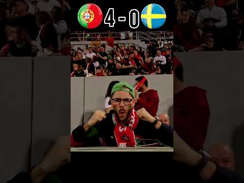 Portugal vs Sweden 5-2 Friendly Match 2024 #football #youtube #shorts