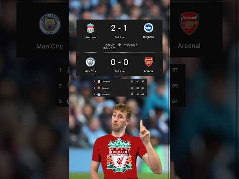 LIVERPOOL WILL WIN THE PREMIER LEAGUE?! 😱🏆 | MAN CITY 0-0 ARSENAL